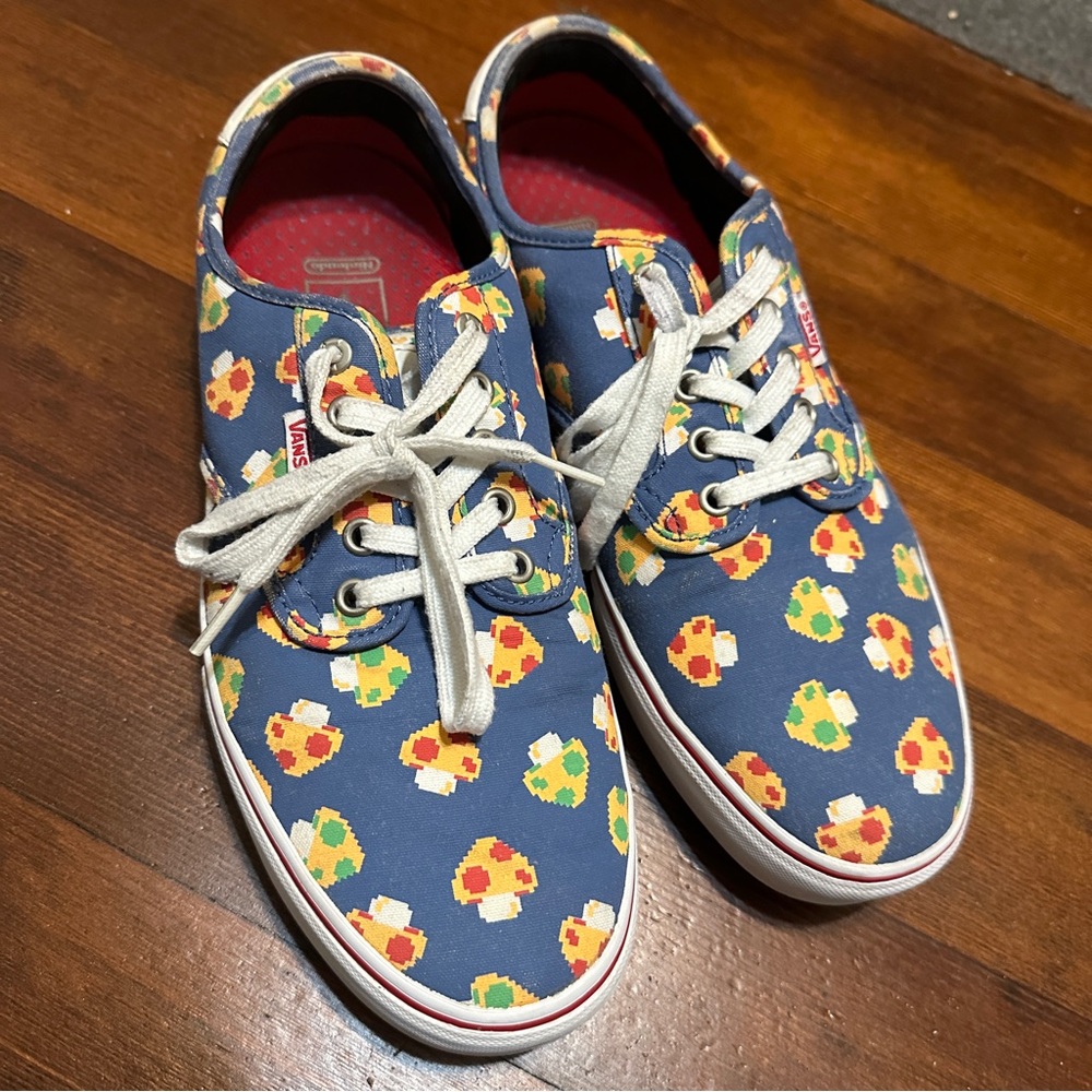 Super Mario Mushroom Vans X Nintendo Chima Ferguson Pro Men’s 9.5 Rare Sold Out